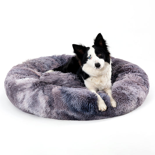 Fantastic Fluffy Donut Dog Bed Warm and Soft